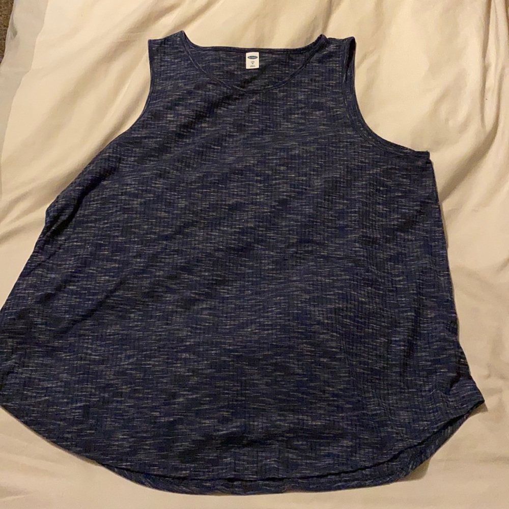 Blue, luxe tank, old navy